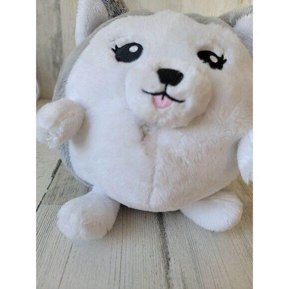 Justice Squishable AS IS Husky dog stuffed animal toy figure - Picture 2 of 10